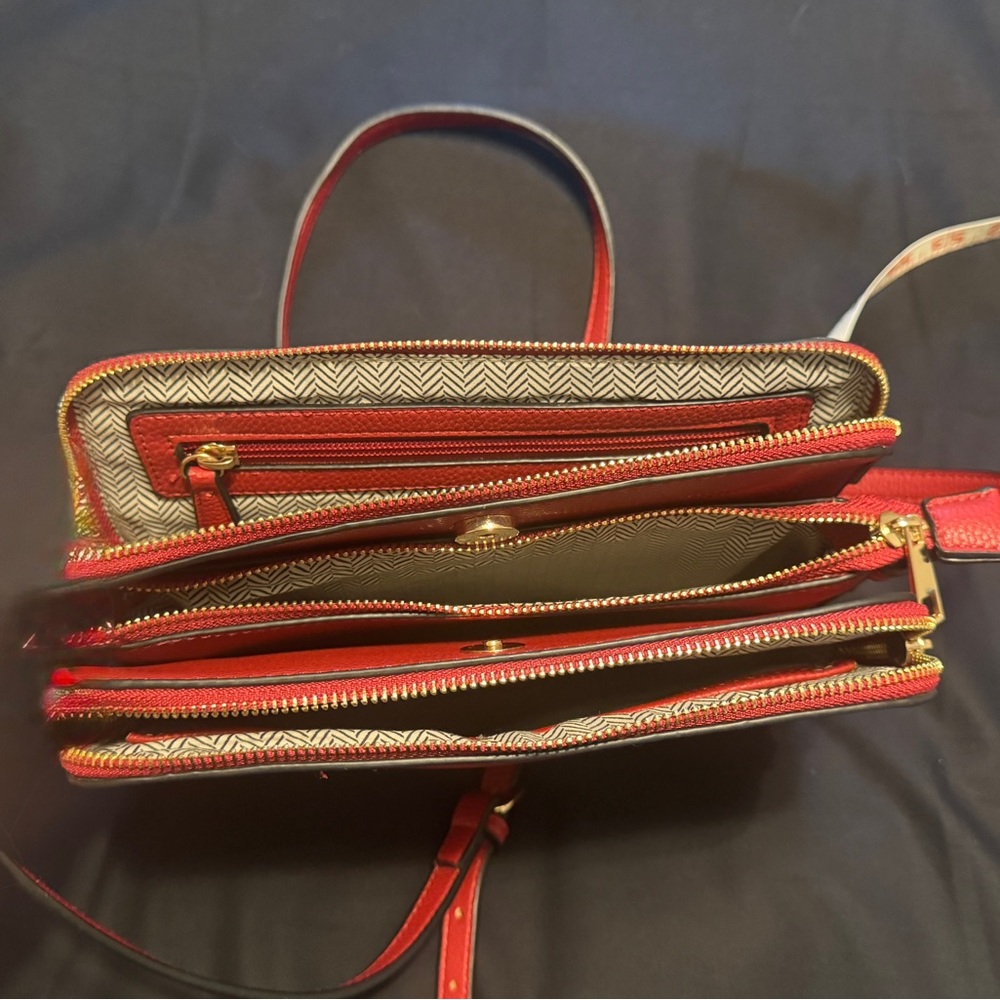 Red Crossbody Bag - Picture 3 of 4